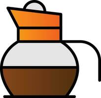 Coffee Pot Vector Icon Design