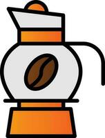 Coffee Pot Vector Icon Design