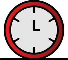 diseño de icono de vector de reloj