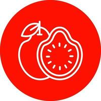 guayaba vector icono diseño