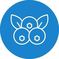 Blueberry Vector Icon Design