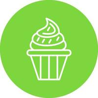 Cupcake Vector Icon Design