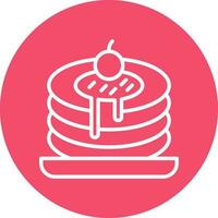 Pancakes Vector Icon Design
