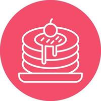 Pancakes Vector Icon Design