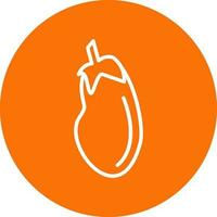 Aubergine Vector Icon Design