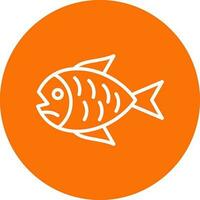 diseño de icono de vector de pescado