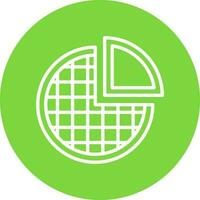 Pie Vector Icon Design