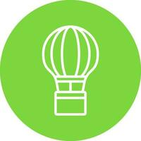 Hot Air Balloon  Vector Icon Design