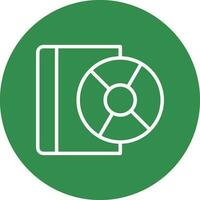 Compact Disk  Vector Icon Design