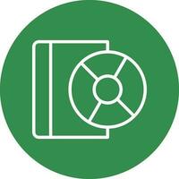 Compact Disk  Vector Icon Design