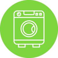 Washing Machine  Vector Icon Design