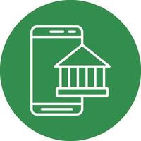 Mobile Banking  Vector Icon Design