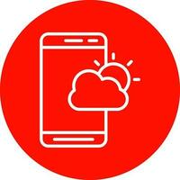 Weather App  Vector Icon Design