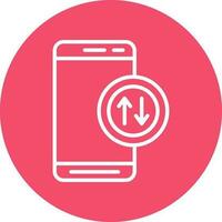 Mobile Data  Vector Icon Design