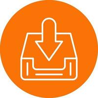 Inbox  Vector Icon Design