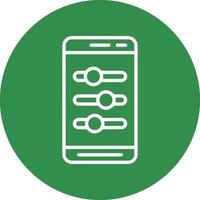 Sound Control  Vector Icon Design
