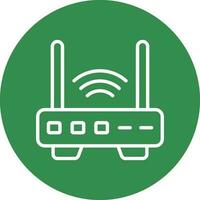 Router  Vector Icon Design