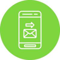Send Mail  Vector Icon Design