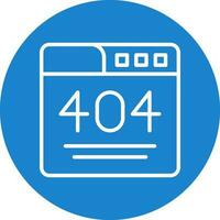 404 Error  Vector Icon Design