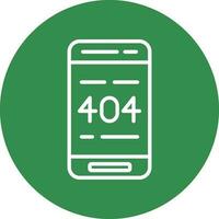 404 Error  Vector Icon Design