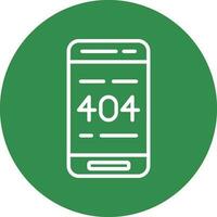 404 Error  Vector Icon Design