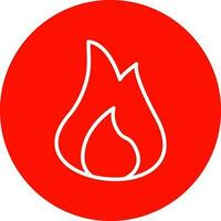 Flame  Vector Icon Design