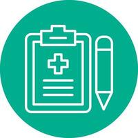 Medical Record  Vector Icon Design