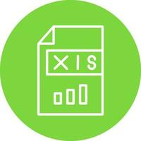 xls vector icono diseño