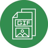 gif vector icono diseño