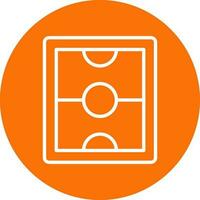 Soccer Field  Vector Icon Design