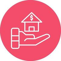 Mortgage Vector Icon Design