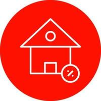 Mortgage Vector Icon Design