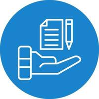 Contract Vector Icon Design