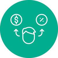 Debt Vector Icon Design