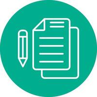 Contract Vector Icon Design