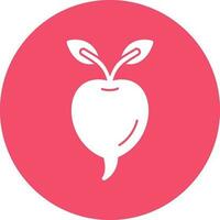 Radish Vector Icon Design