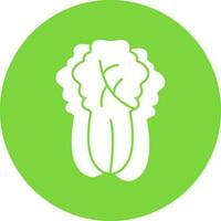 Napa Cabbage Vector Icon Design