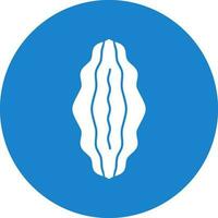 Bitter Melon Vector Icon Design