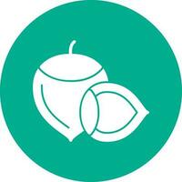 Hazelnut Vector Icon Design