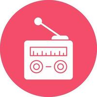 radio vector icono diseño