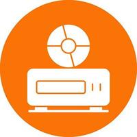 DVD jugador vector icono diseño