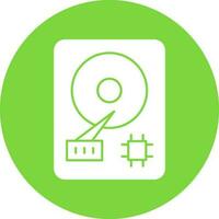 Hard Disk  Vector Icon Design