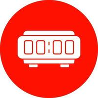 Digital Alarm Clock  Vector Icon Design