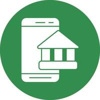 Mobile Banking  Vector Icon Design