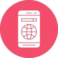 Mobile Web  Vector Icon Design