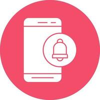 Mobile Alert  Vector Icon Design