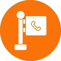 Signboard  Vector Icon Design