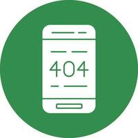 404 Error  Vector Icon Design