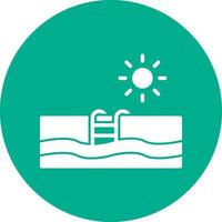 Swimming Pool  Vector Icon Design