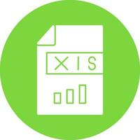 xls vector icono diseño